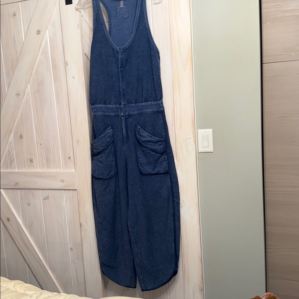 FP Movement by Free People Navy Blue Romper Jumpsuit - Picture 8 of 12